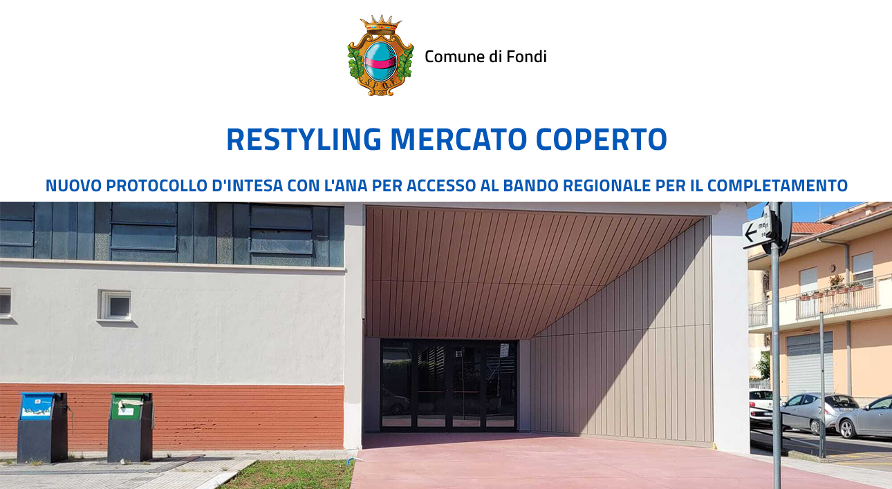 ANTEPRIMA FONDI 2025 bando mercato coperto