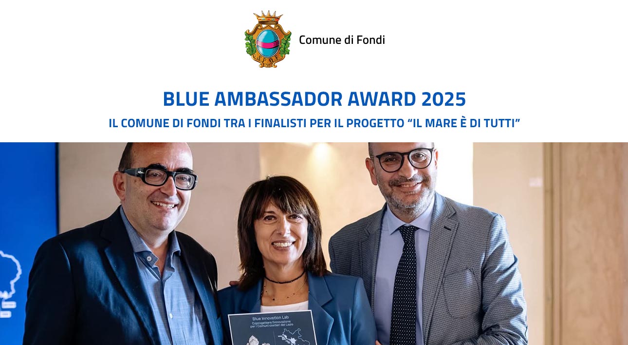 ANTEPRIMA FONDI 2025 blue ambassador award 2025