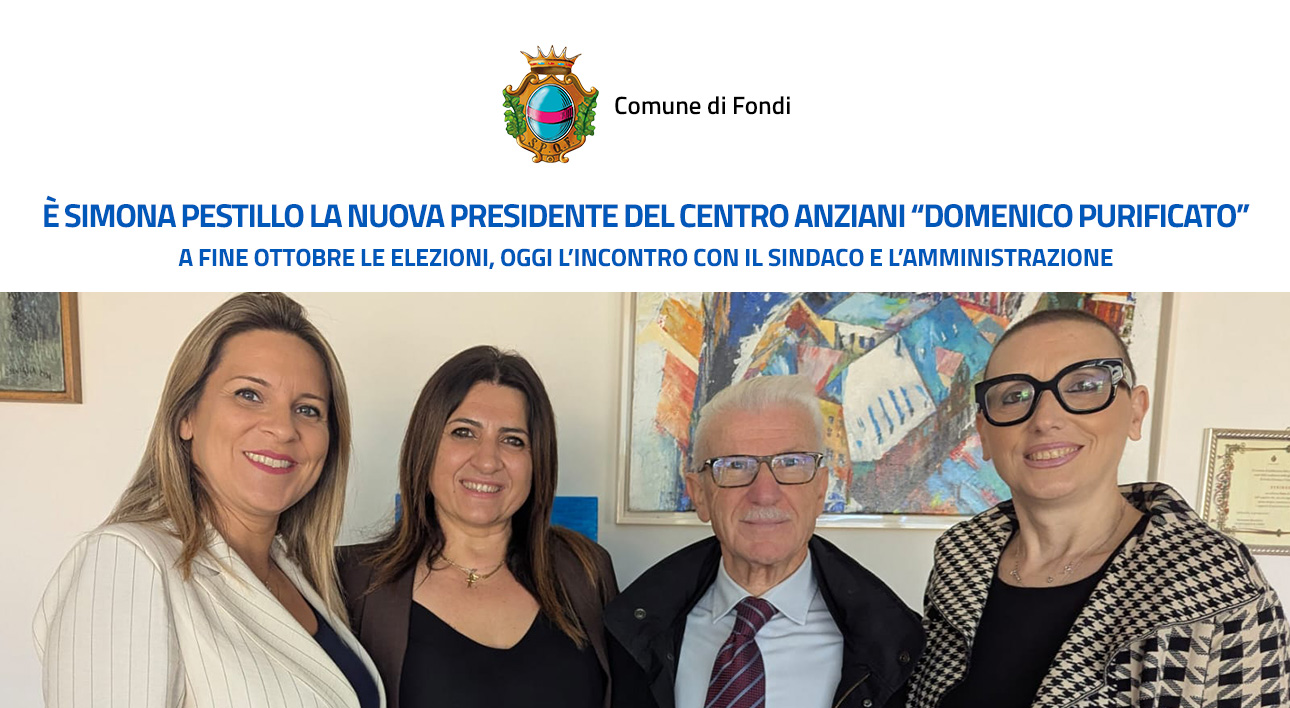ANTEPRIMA FONDI 2025 elezioni centro anziani