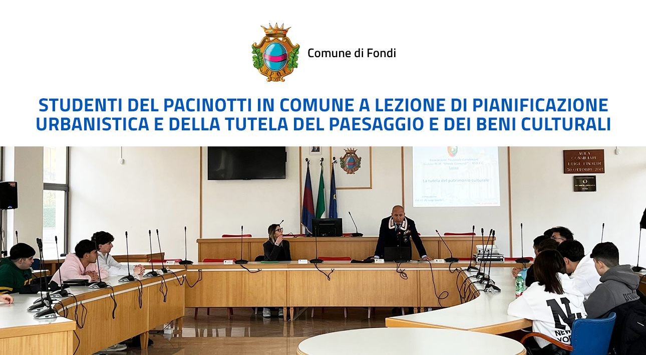 ANTEPRIMA FONDI 2026 lezioni di urbanistica