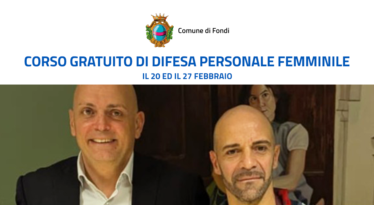 ANTEPRIMA FONDI 2026 corso difesa personale