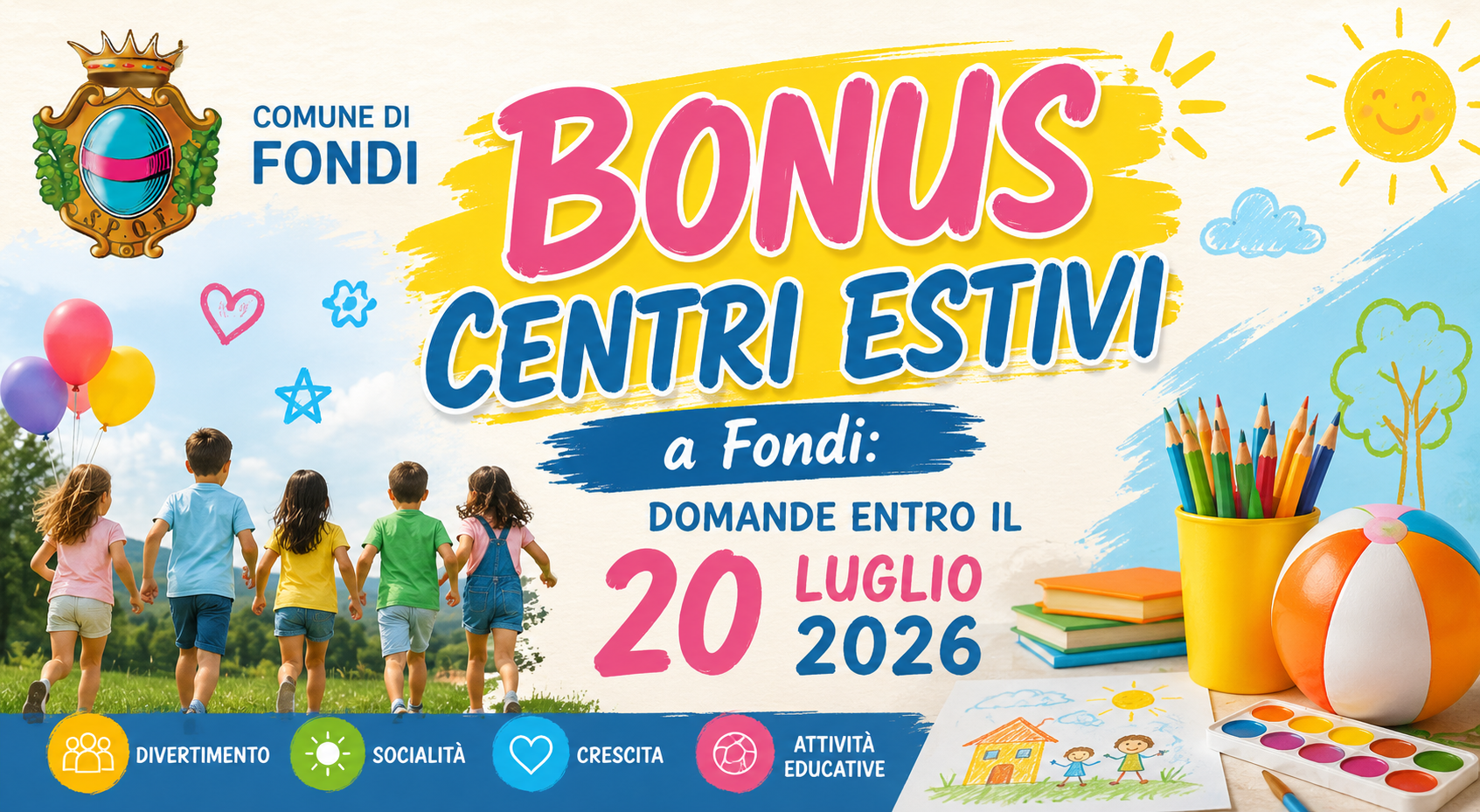Bonus centri estivi a Fondi